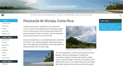Desktop Screenshot of nicoyapeninsula.com